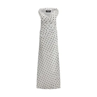 JACQUEMUS RITA POIS LONG DRESS