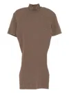 Jacquemus Robe Maille Castagna Dress In Brown