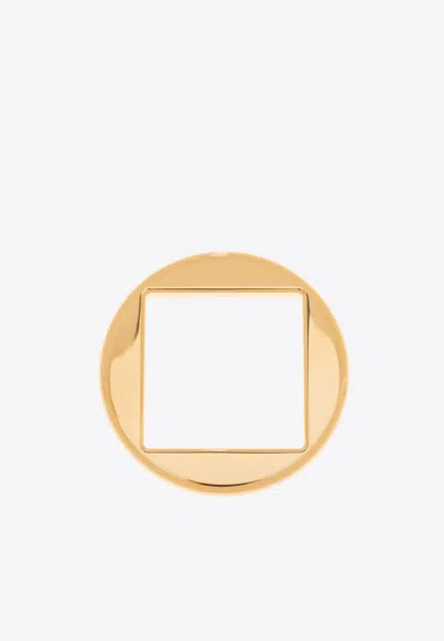 Jacquemus The Rond Circle Bracelet In Gold