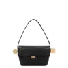 Jacquemus Rond Carr Leather Crossbody Bag In Black