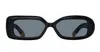 Jacquemus Black La Casa 'les Lunettes Rond Carré' Sunglasses In C1