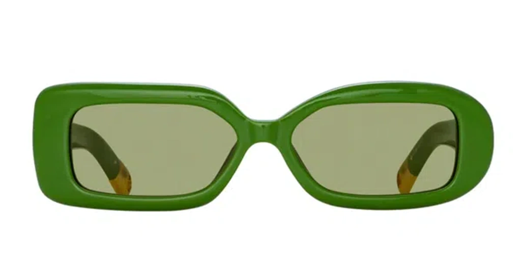 【送料&関税込】Jacquemus Rond Carre - Jade Green Sunglasses Jacquemus Rond Carre - Jade Green Sunglasses In C3 | ModeSens