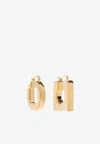 Jacquemus 'rond Carré' Earrings  In Gold