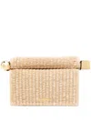Jacquemus La Pochette Rond Raffia Clutch Bag
