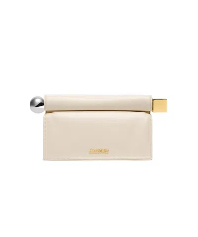 JACQUEMUS JACQUEMUS THE ROND CARRÉ CLUTCH BAG
