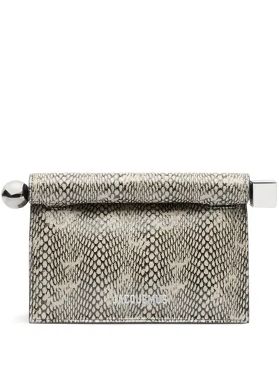JACQUEMUS ROND CARRÉ CLUTCH BAG