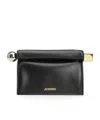 Jacquemus The Small Rond Carré Clutch In Black