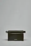 Jacquemus Rond Carré Clutch In Brown