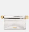 Jacquemus The Small Rond Carré Clutch In Silver