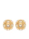 Jacquemus Rond Carré Earrings In Gold