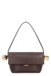 Jacquemus "rond Carré" Shoulder Bag In Brown