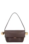 Jacquemus "rond Carré" Shoulder Bag In Brown