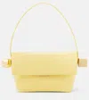 Jacquemus Le Rond Carre Leather Shoulder Bag In Yellow