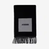 Jacquemus Rond Carré Scarf In Black