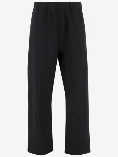 Jacquemus Rond Carré Sports Trousers In Black
