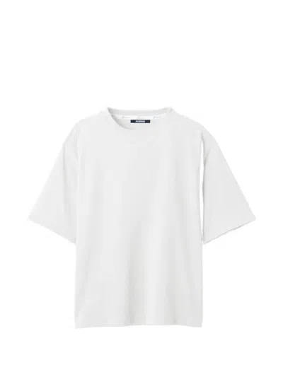 Jacquemus Le Tshirt Rond Carre Mc In White
