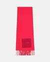 JACQUEMUS ROND CARRE' WOOL SCARF