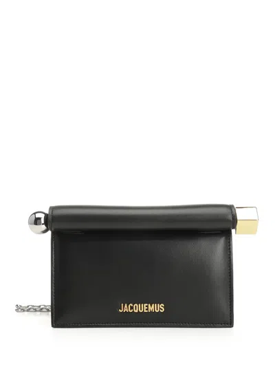 Jacquemus Rond Clutch Bag In Black