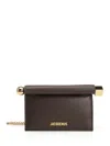Jacquemus La Pochette Rond Carre Clutch In Pink