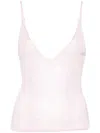 Jacquemus La Maille Spallina Tank Top In Rosa