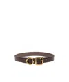 Jacquemus Round And Square Buckle Belts In Brown