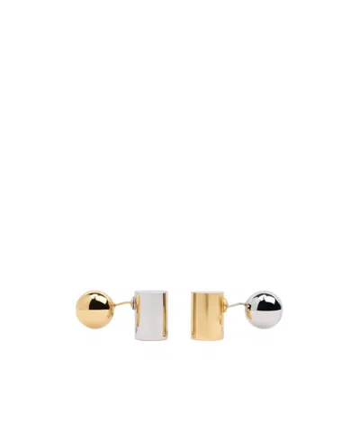 Jacquemus Les Boucles Perlina In Yellow