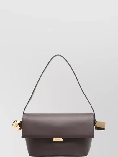 JACQUEMUS ROUND CROSS-BODY BAG TOP HANDLE