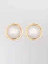 Jacquemus Les Boucles Spheres Two-tone Drop Earrings In Gold