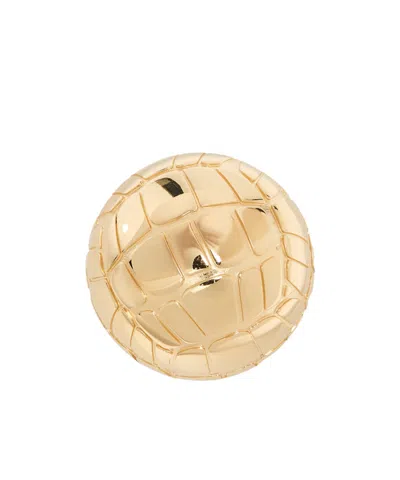 Jacquemus Round Earrings In Gold