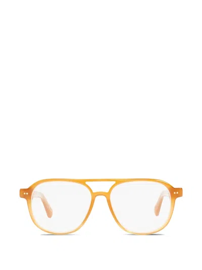 Jacquemus Round-frame Sunglasses In Burgundy