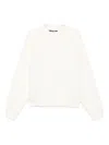 Jacquemus Le Sweater Brode Logo-embroidered Fine-knit Jumper In White