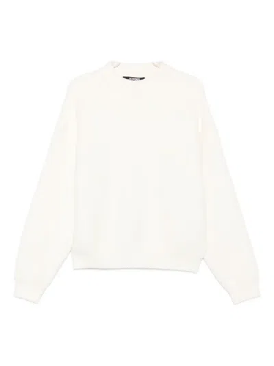 Jacquemus Round-neck Sweater In White