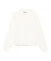 Jacquemus Le Sweater Brode Logo-embroidered Fine-knit Jumper In White