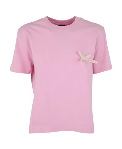 Jacquemus Round-necked T-shirt In Pink