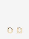 Jacquemus Asymmetrical Ring Earrings In Gold