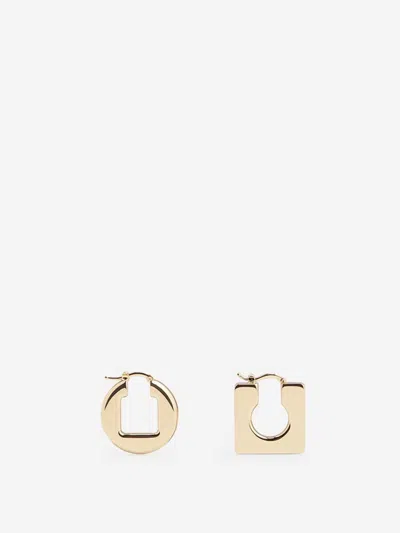 JACQUEMUS JACQUEMUS ROUND SQUARE EARRINGS