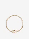 Jacquemus Circle And Square Choker In Gold