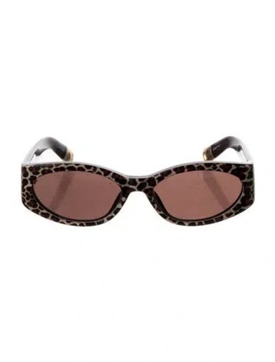 Pre-owned Jacquemus Round Tinted Sunglasses In Multi