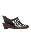 Jacquemus Mesh Les Doubles Tresses Mules In Brown
