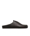 Jacquemus Round-toe Mules In Animal Print