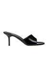 Jacquemus Round-toe Mules In Black