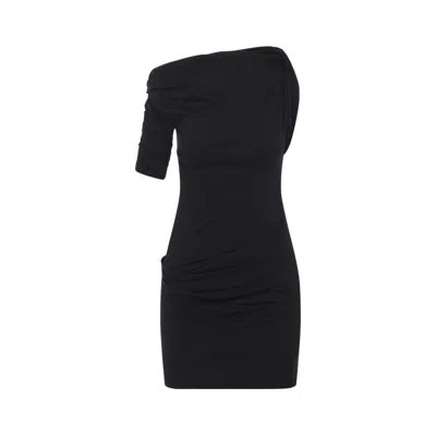 JACQUEMUS JACQUEMUS RUCHED ONE-SHOULDER MINI DRESS