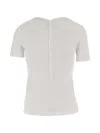 Jacquemus Ruffled Buttoned T-shirt In White