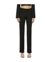 Jacquemus Black 'le Pantalon Fresa' Trousers In Black