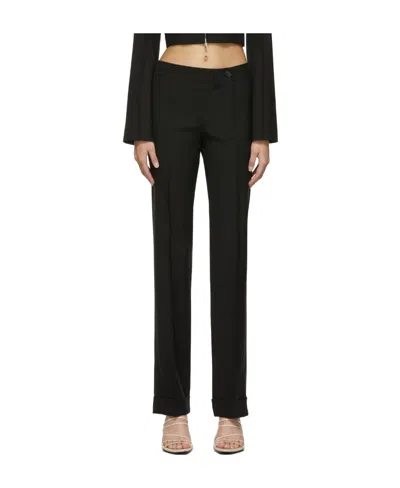 Jacquemus Black 'le Pantalon Fresa' Trousers In 990 Black