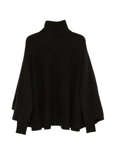 Jacquemus Ruffled Roll-neck Sweater In Brown