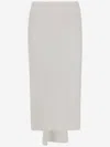 Shop Jacquemus Sablier Skirt In White