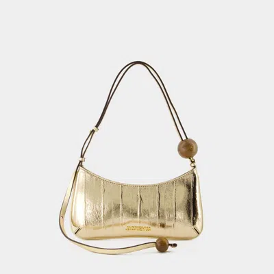 Jacquemus Sac À Main Le Bisou Perle -  - Cuir - Doré In Gold