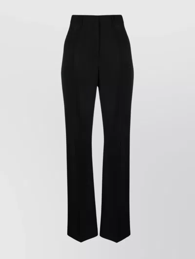 Jacquemus Sauge High-waist Wool Pants In Black