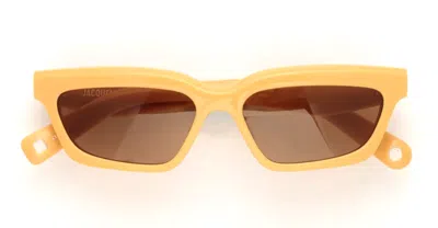 JACQUEMUS SALON - BANANA / BROWN LENS SUNGLASSES